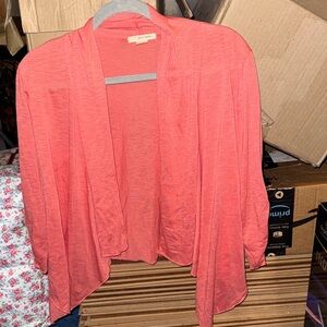 Apt. 9 Vibrant Coral Cardigan